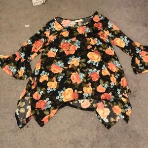 floral patterned dress